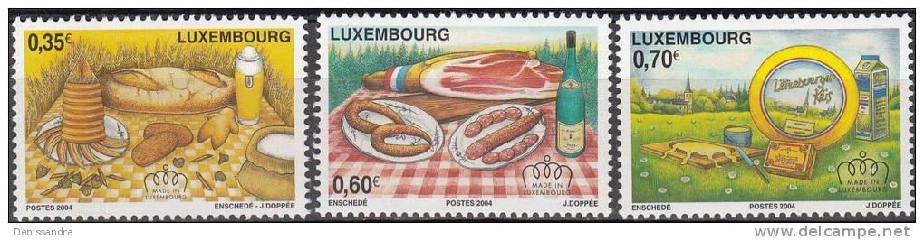 Luxembourg 2004 Michel 1649 - 1651 Neuf ** Cote (2008) 3.30 Euro Produits De Luxembourg - Neufs