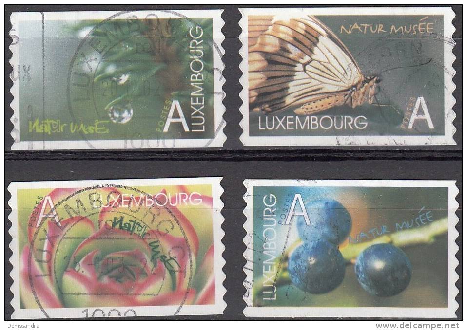 Luxembourg 2002 Michel 1585 - 1588 O Cote (2008) 4.00 Euro Musée De Nature Cachet Rond - Oblitérés