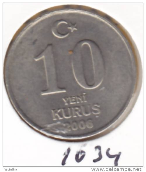 @Y@    Turkije  10  Kurus  2006   (1034) - Turkey