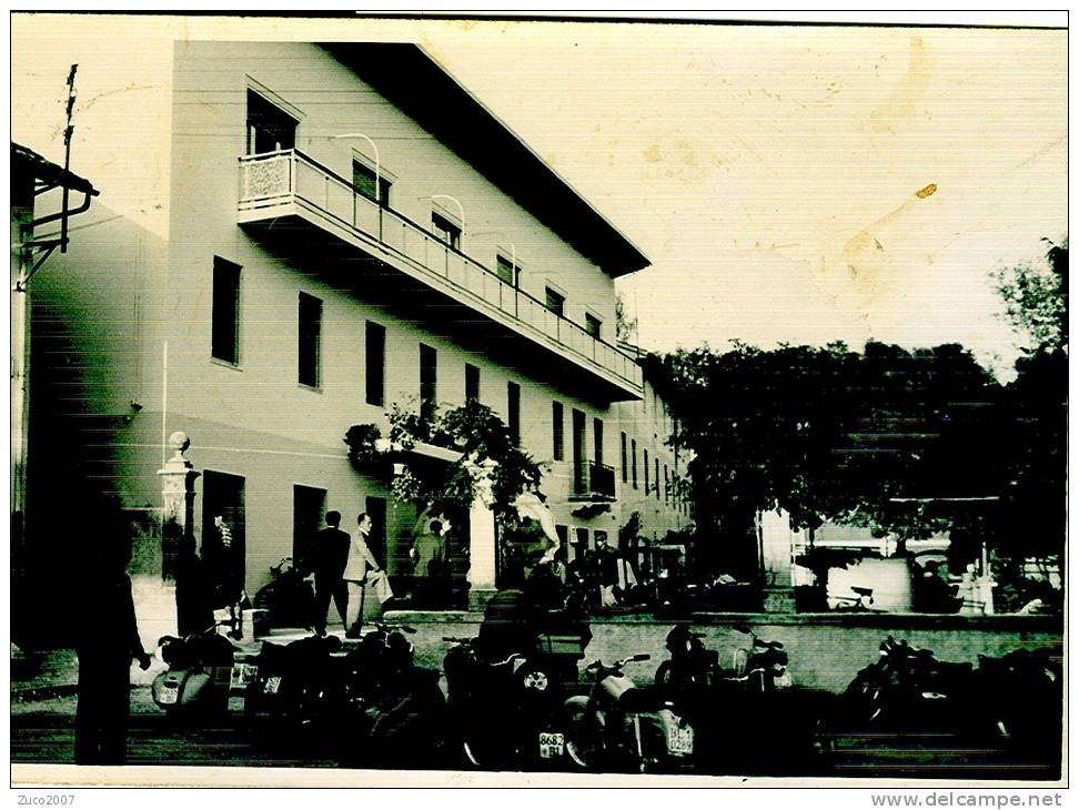 SEDICO - ALBERGO RISTORANTE - B/N VIAGGIATA  1955 - ANIMATA - FOTO RIGHES  SEDICO - - Belluno