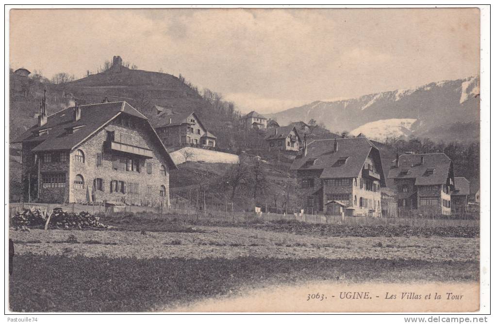 3063.  -   UGINE.   -  Les  Villas  Et  La  Tour - Ugine