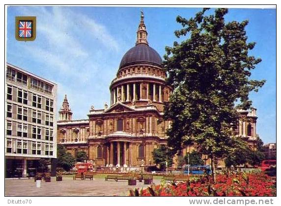 London - St.paul's Cathedral - Viaggiata Formato Grande Grande - St. Paul's Cathedral