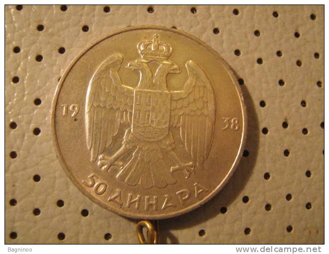 YUGOSLAVIA  50 Dinara 1938 - Yugoslavia