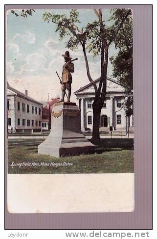 Sprinfield, Miles Morgan Statue, Massachusetts - Springfield