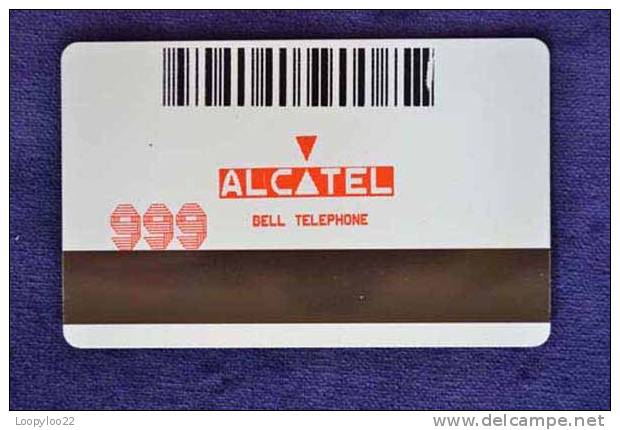 BELGIUM - Alcatel - 999 Units - Service Card - RARE - [3] Tests & Services