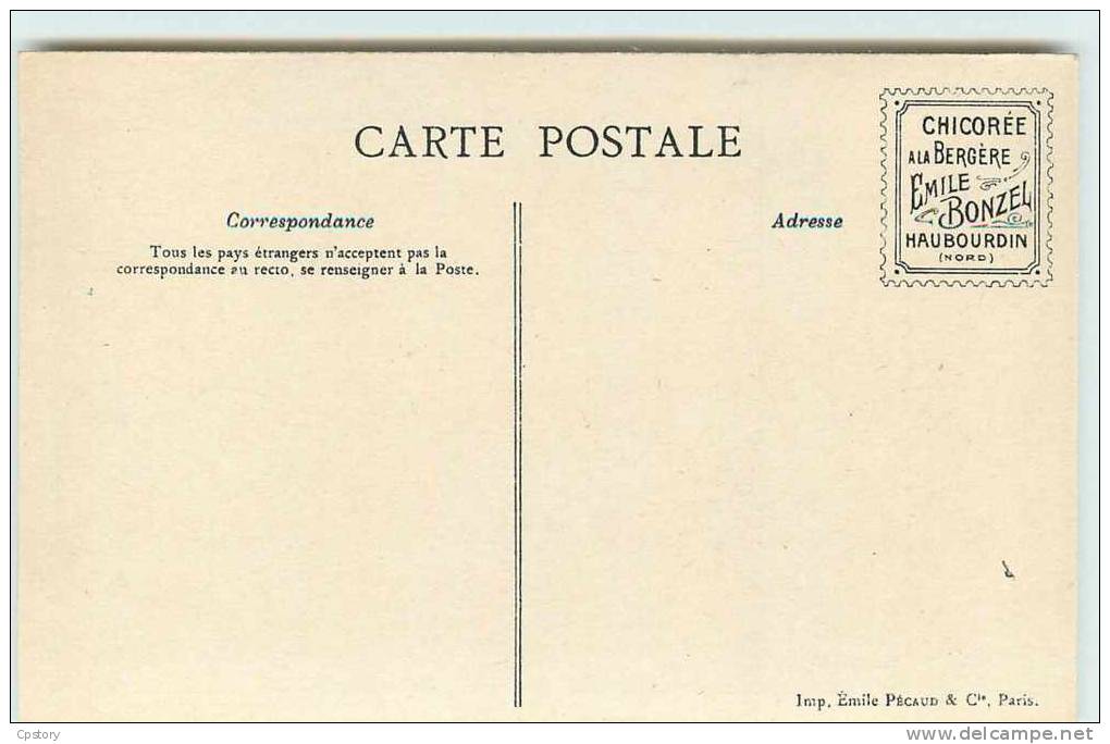 59 - HAUBOURDIN - Publicité Chicorée " A La Bergère " De Emile Bonzel - Verso <  Boxe Anglaise En Salle - Dos Scané - Haubourdin