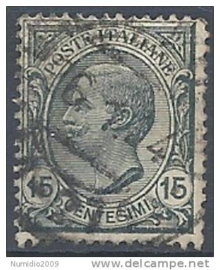 1917-20 REGNO USATO EFFIGIE 15 CENT - RR10011-4 - Usati