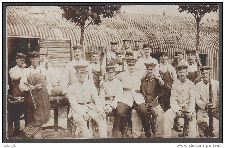 AK Soldaten, Übungsplatz Elsenborn 1910 - Casernes