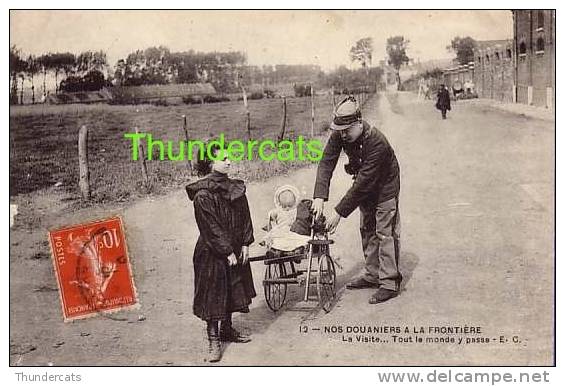 NOS DOUANIERS A LA FRONTIERE LA VISITE TOUT LE MONDE Y PASSE - Douane