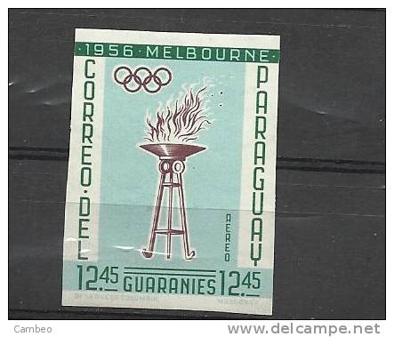 PARAGUAY 1963  OLYMPIC GAMES MELBOURNE 1956  IMPERFORATED - Verano 1956: Melbourne