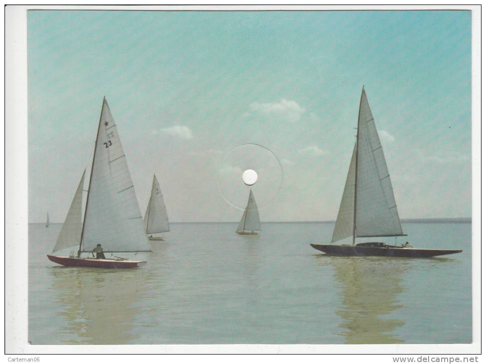 Carte à Système - Disque 45 T Colorvox - Vitorlàsok A Balatonon Segelboote Auf Den Plattensee Sailing Boats On The Laket - Mechanical