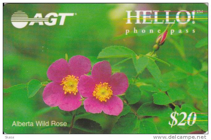 Prepaid Canada AGT Alberta Wild Rose $20 - Canada