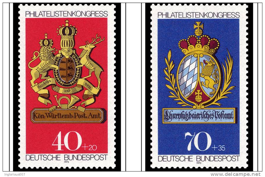 GERMANY [BUND - BRD] STAMP ALBUM PAGES 1949-2011 (308 color illustrated pages)