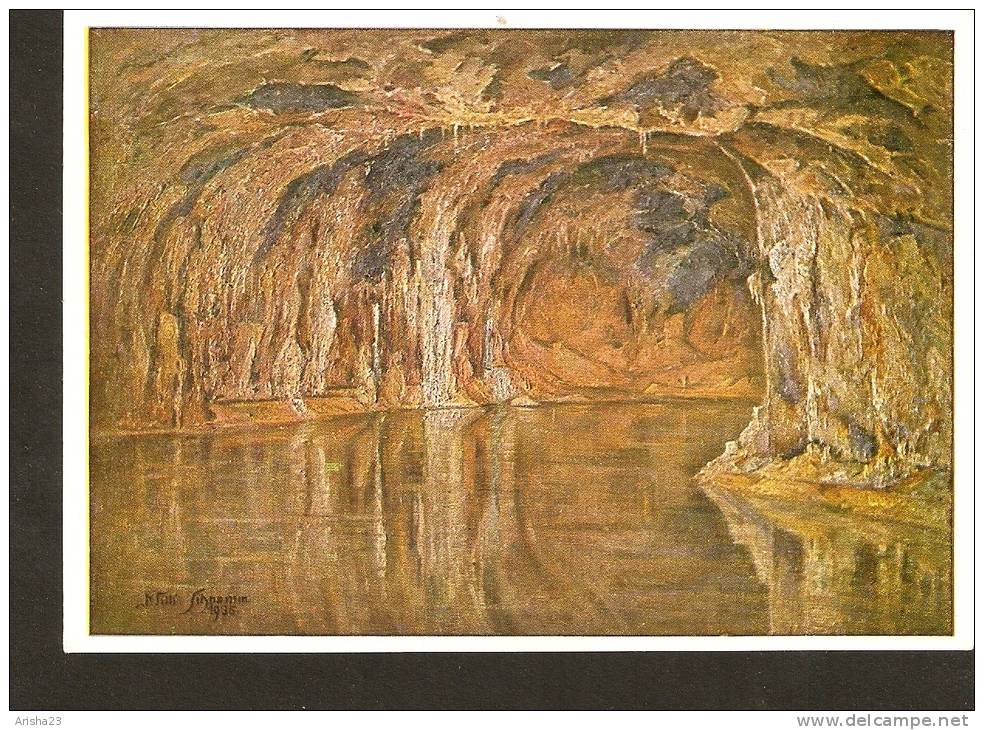 5k. Germany, Feengrotten Saalfeld - Thuringen - Linke Quellgrotte - Signed W. Schramm - Saalfeld