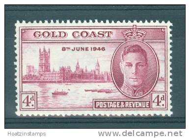 Gold Coast: 1946   Victory   SG134     4d    [Perf: 13½ X 14]   MH - Goudkust (...-1957)