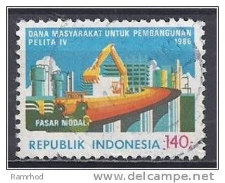 INDONESIA 1986 4th Five Year Plan Multicoloured - 140r. Industry FU - Indonesien