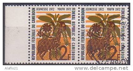 £9 - CAMEROUN - N° 517 EN PAIRE - 1 TIMBRE NEUF** , 1 TIMBRE OBLITERE  - TTB - - Cameroun (1960-...)