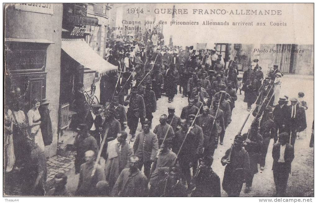 ¤¤  -   BOUGUENAIS  -  Prisonniers Allemands Arrivant Aux COUETS  -  1914 Guerre Franco-Allemande    -  ¤¤ - Bouguenais