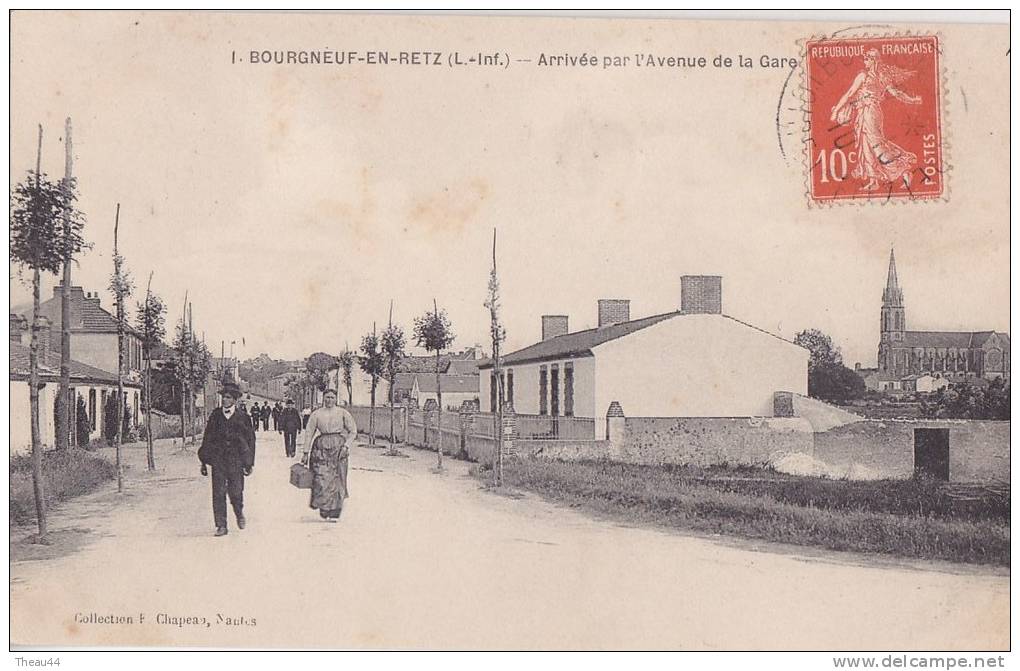 ¤¤  -    1   -    BOURGNEUF-en-RETZ   -   Arrivée Par L'Avenue De La Gare    -  ¤¤ - Bourgneuf-en-Retz