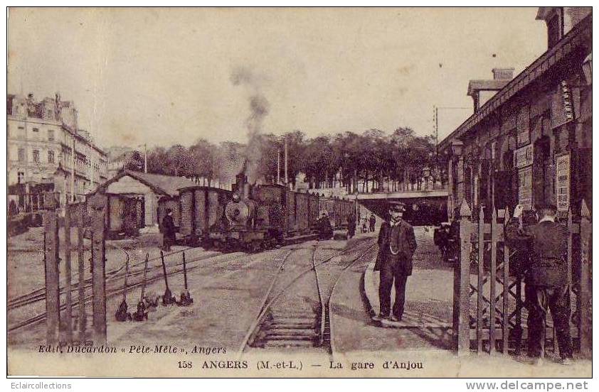 Angers   La Gare Du Petit Anjou   ( Voir Scan ) - Angers