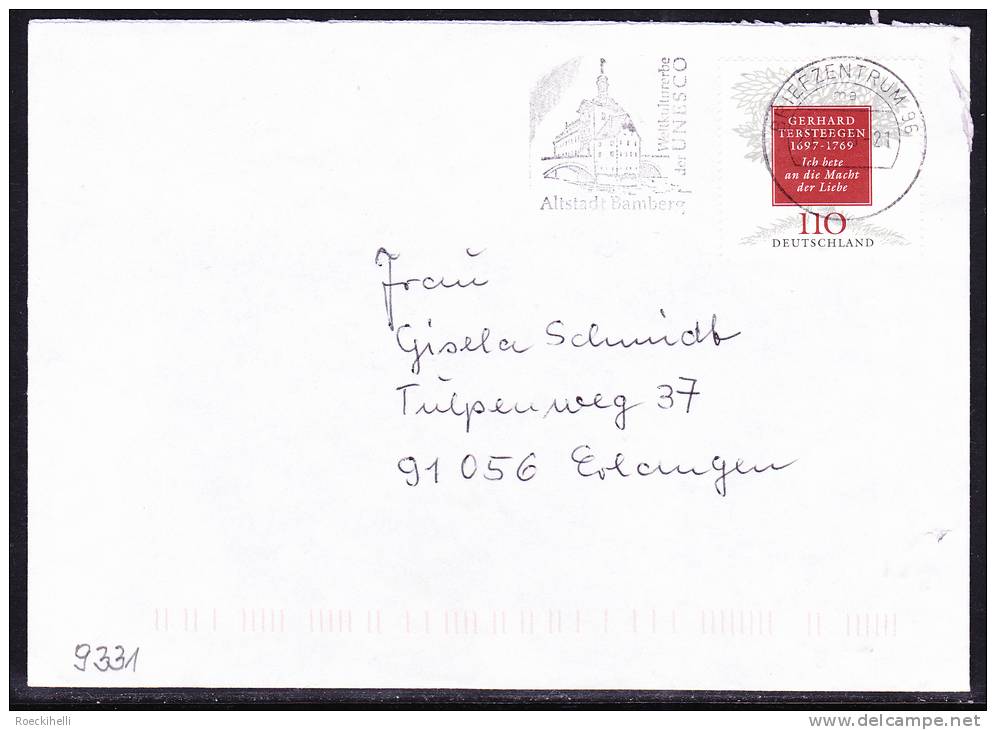 23.7.1998  -  Bedarfsbeleg, Gelaufen V. Bürgebruch Nach Erlangen  -  Siehe Scan  (de 9331) - Storia Postale