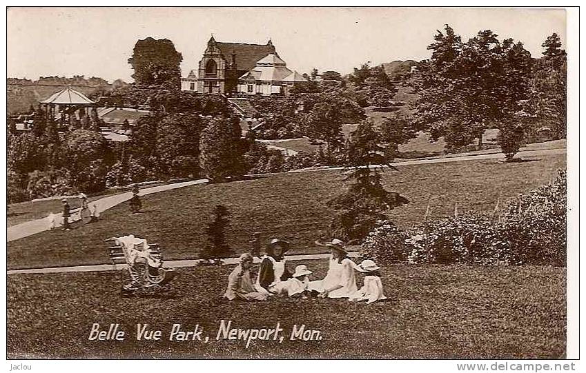 BELLE VUE PARK,NEWPORT ,MON .PERSONNAGES,BEBE LANDAU REF 24660 - Other & Unclassified