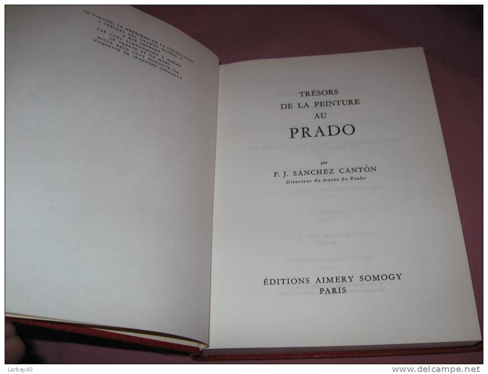 Tresors De La Peinture Au Prado - Sanchez Canton Aimery Somogy - 1966 - Art