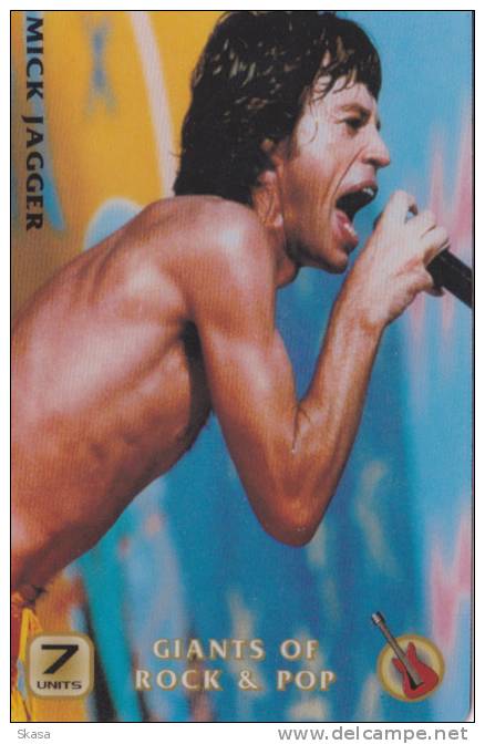 Prepaid USA Rolling Stones Mick Jagger Luxe_mint 01.01.2000 - Sammlungen