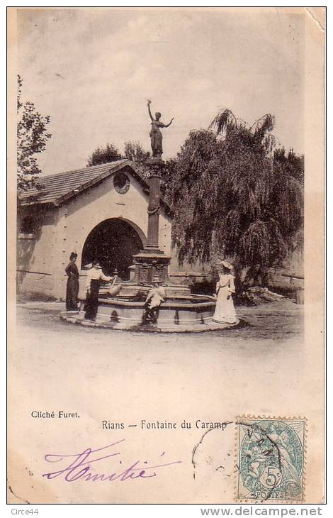 RIANS.FONTAINE DU CARAMP. - Rians