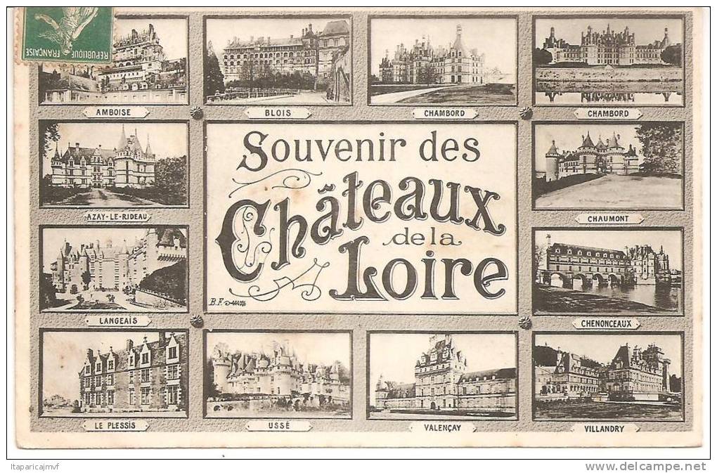 J : Loir Et Cher :  Chateaux De La  Loire :  Chambord, Blois,ussé,langeais,chaumont, Etc... - Autres & Non Classés