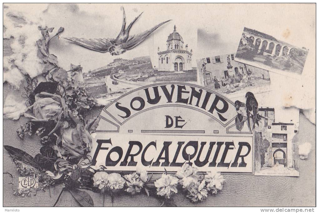 FORCALQUIER " Souvenir De Forcalquier " - Forcalquier