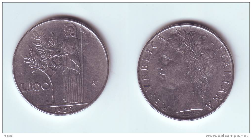 Italy 100 Lire 1958 - 100 Lire