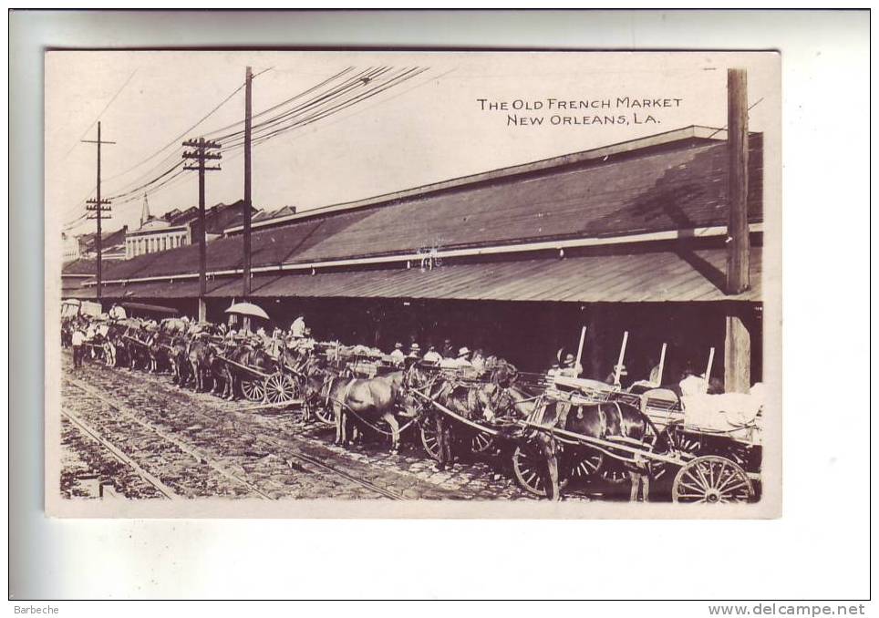 NEW ORLEANS LA . The Old French Market - New Orleans