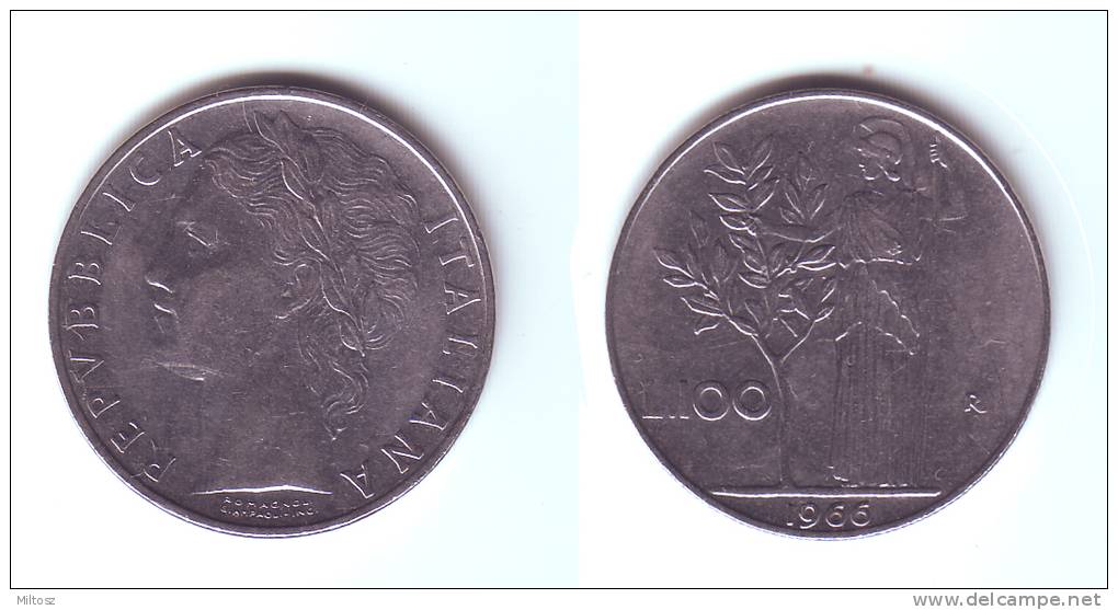 Italy 100 Lire 1966 - 100 Lire