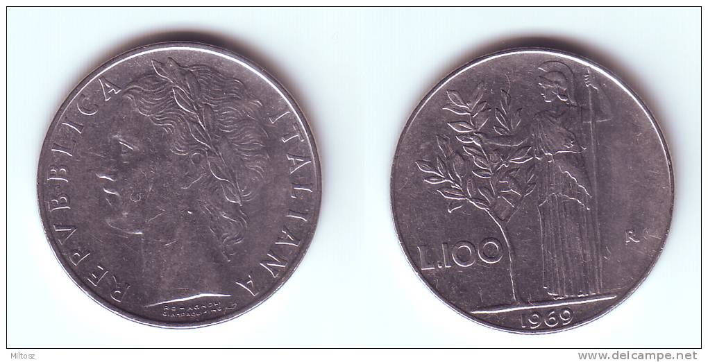 Italy 100 Lire 1969 - 100 Lire