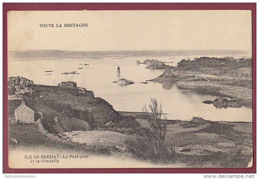 22 -  ILE DE BREHAT - Le Port Clos Et La Citadelle - Ile De Bréhat