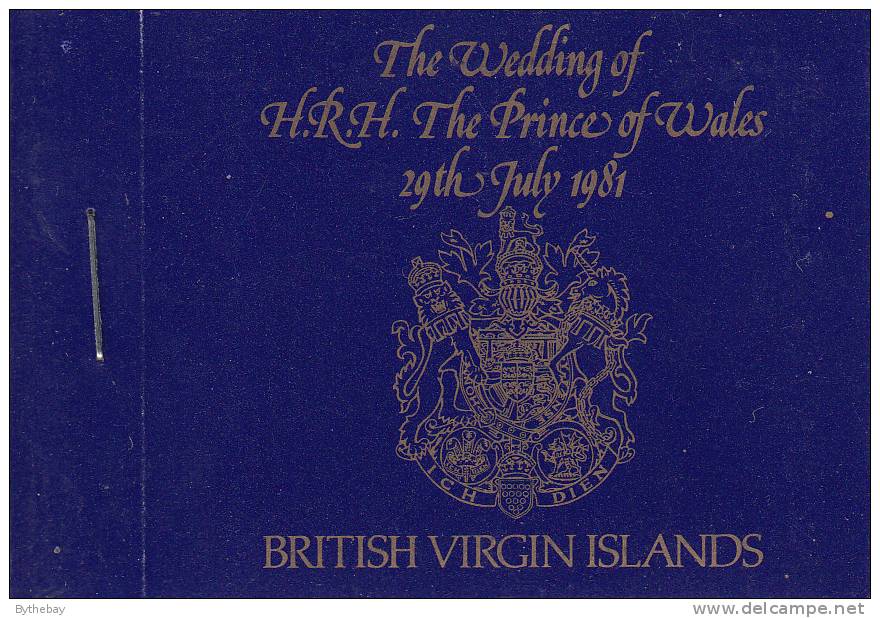 British Virgin Islands Gibbons #SB1 Booklet 1981 Royal Wedding - Britse Maagdeneilanden