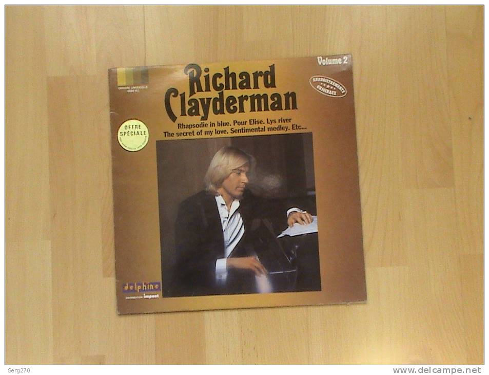 RICHARD CLAYDERMAN. 1979. ETAT GENERAL CORRECT. VOLUME 2 - Classique