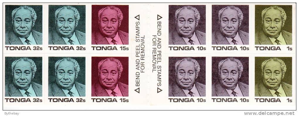 Tonga MNH Booklet Scott #659a King Taufa'ahau IV 20th Anniversary Of Coronation - Tonga (1970-...)