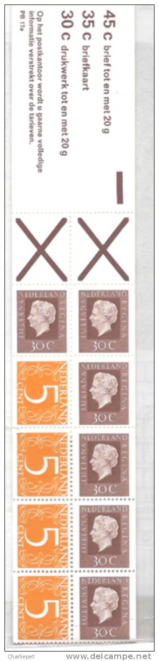 Netherlands Scott # 461d Intact Complete Booklet MNH Catalogue $6.50 - Carnets Et Roulettes