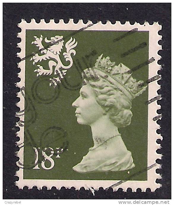 SCOTLAND GB 1987  18p OLIVE GREY USED STAMP SG S59. ( C141 ) - Schottland