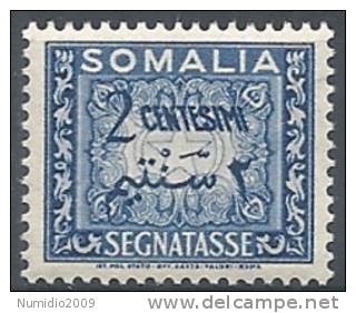 1950 SOMALIA AFIS SEGNATASSE 2 CENT MNH ** - RR10081 - Somalia (AFIS)