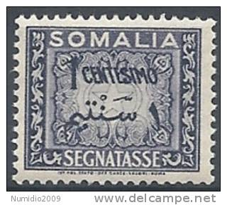 1950 SOMALIA AFIS SEGNATASSE 1 CENT MNH ** - RR10081 - Somalia (AFIS)