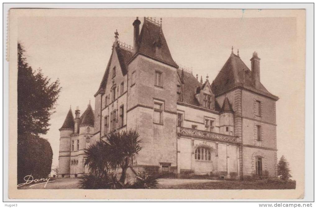 (RECTO/VERSO) MIRAMBEAU EN 1948 - LE CHATEAU FACADE NORD - Mirambeau