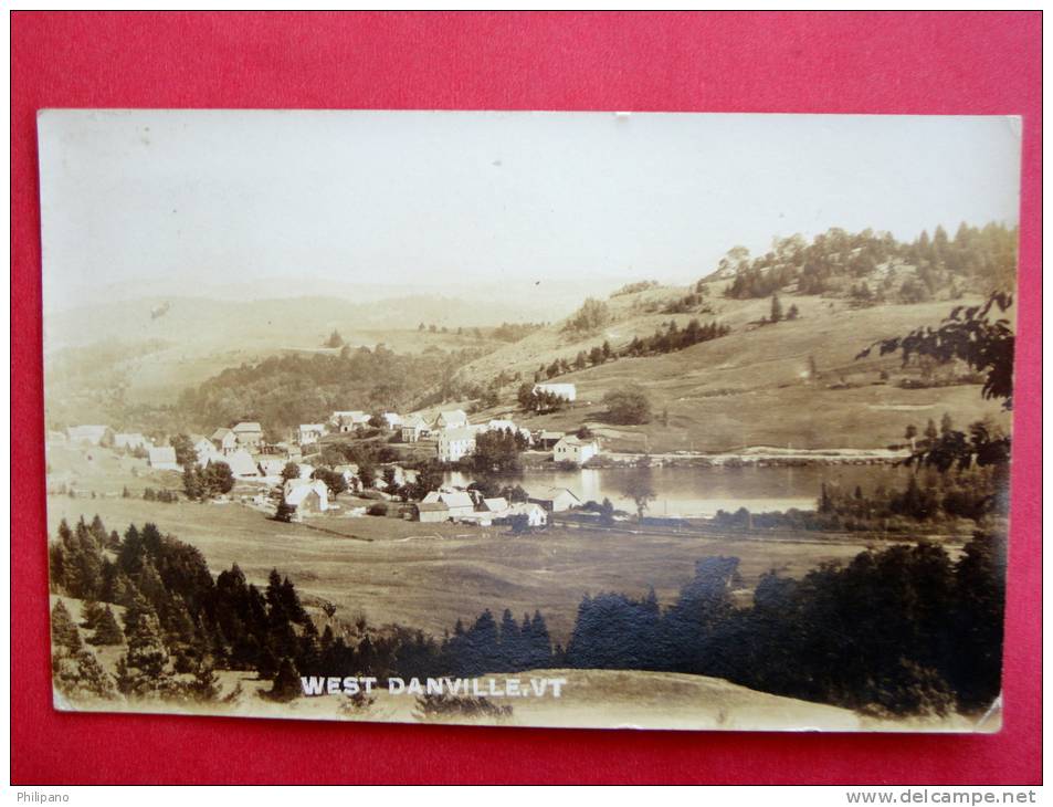 Real Photo  West Danille VT  Birds Eye View     ---ref 434 - Other & Unclassified