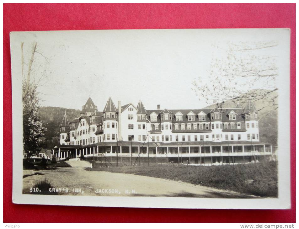 Real Photo  Jackson NH  Gray's Inn  1922 Cancel      ---ref 434 - Autres & Non Classés