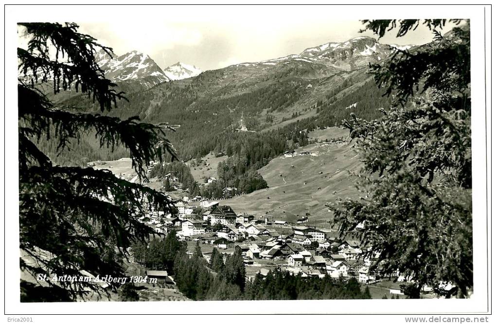 St. Anton Am Arlberg. Le Village ,vue Des Montagnes. - St. Anton Am Arlberg