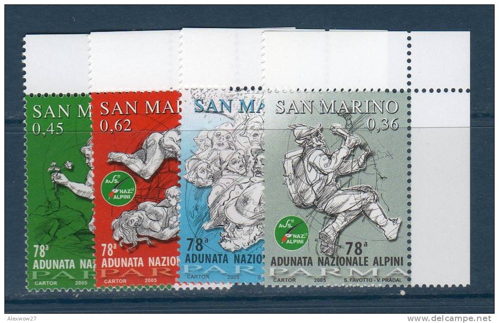 SAN MARINO  2005 --78° Adunanza Degli Alpini--  Complete  ** MNH - Neufs