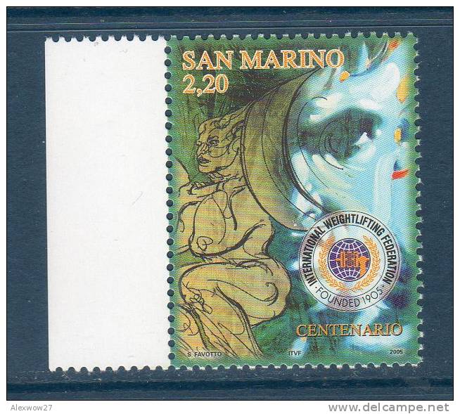 SAN MARINO  2005 --100° Federazione Pesistica --  Complete  ** MNH - Neufs