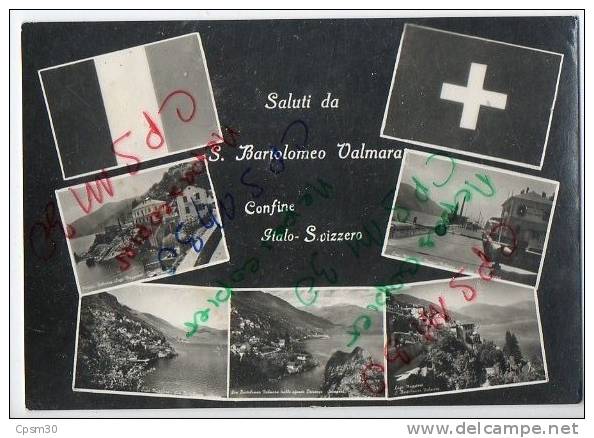 CP Italie - Saluti Da SAN BARTOLOMEO VALMARA - Confine Italo Svizzero - Punti Di Vista Multipli - Aosta